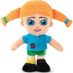 Pippi Langkous Pluche Knuffel 30 cm {Pippi Langstrump plush toy | Speelgoed knuffelpop voor kinderen jongens meisjes | Pipi Langkous, Meneer Nilsson, Tommy, Annika}