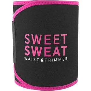 Sweet Sweat Waist Trimmer - Waist Trainer - Afslankband - Waist Shaper - Sauna Belt Roze | Size: XL