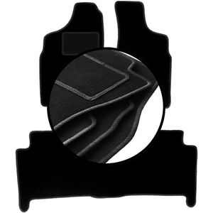Complete set veloursmatten voor: Volkswagen Phaeton Lange sedan (2002-2012)