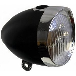 koplamp Qt Retro 3-led zwart