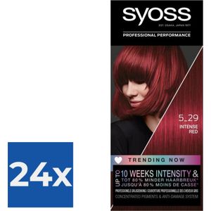 SYOSS Color baseline 5-29 Intense Red - 1 stuk - Voordeelverpakking 24 stuks