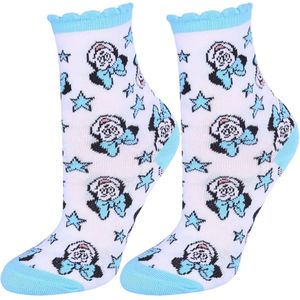 Wit-blauwe sokken met sterren - Minnie Mouse DISNEY