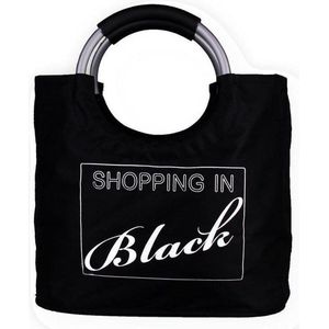 Boodschappentas """"Shopping In Black