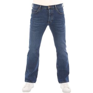 Lee Heren Jeans Broeken Denver bootcut Fit Blauw 32W / 30L Volwassenen Denim Jeansbroek