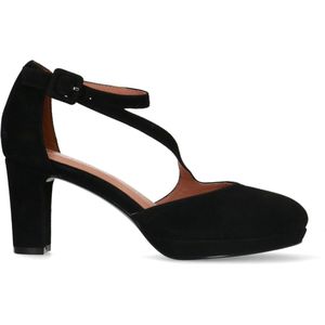 No Stress - Dames - Zwarte suède pumps - Maat 41