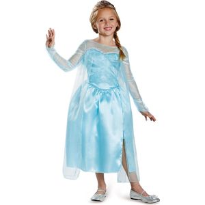 DISGUISE - Klassiek kostuum Elsa de Frozen voor meisjes - 98/110 (3-4 jaar)