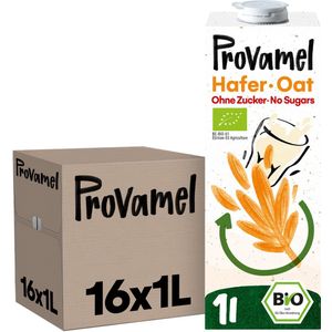 Provamel Haverdrink Zonder Suiker – Biologisch & Vegan – 16 x 1L