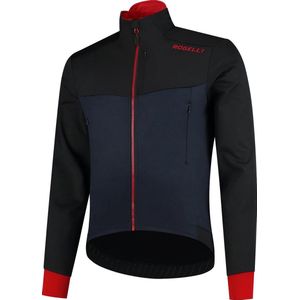 Rogelli Winterjack Contento2.0 Blauw/Zwart/Rood S