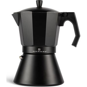 Edënbërg Black Line - Percolator 3 kops - Espresso Maker - Aluminium - Zwart