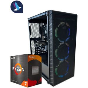 AZZA Prime ARGB Gaming PC | AMD Ryzen 7 - 5700X | GeForce RTX 4060 - 8 GDDR6 | 32 GB DDR4 | 2 TB SSD - NVME | Windows 11 Pro