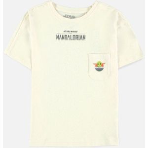 Star Wars - The Mandalorian - The Child Kinder T-shirt - Kids 146/152 - Creme