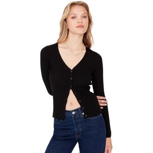 Trendyol Mintkleurig Basic Gebreid Vest Met V-Hals Twoaw23Hi0019