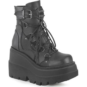 DemoniaCult - SHAKER-60 Plateau Laarzen - US 9 - 39 Shoes - Zwart