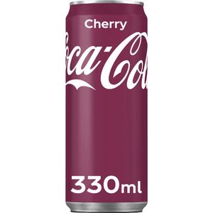 Coca Cola Cherry Blikjes Tray 24 Stuks 33cl