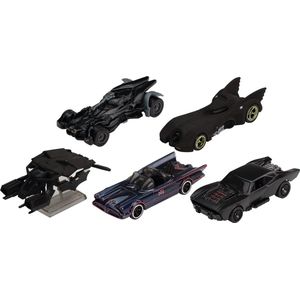 Hot Wheels Premium Batman - Speelset met 5 Speelgoed Auto's