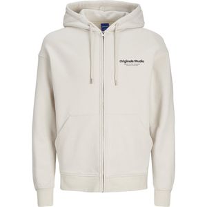 JACK&JONES PLUS JORVESTERBRO SWEAT ZIP HOOD NOOS PLS Heren Vest - Maat EU4XL US2XL