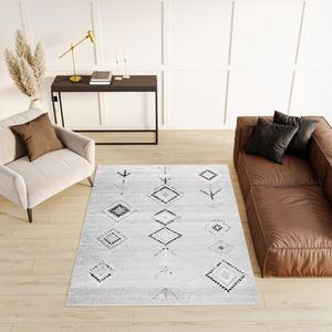 Tapiso Malesia Vloerkleed Bohemian Modern Tapijt Maat- 140x200