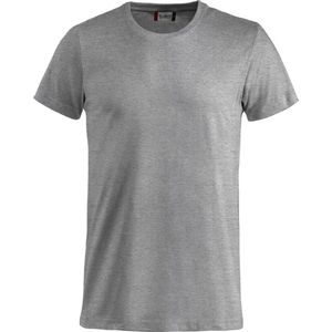 Clique 2 Pack Basic FGrijs-melangeion-T Modieus T-shirt kleur Grijs-melange maat 4XL