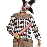 Boland - Machete Horror clown (53 cm) - Volwassenen - Unisex - Clown - Halloween accessoire - Decoratie - Horror