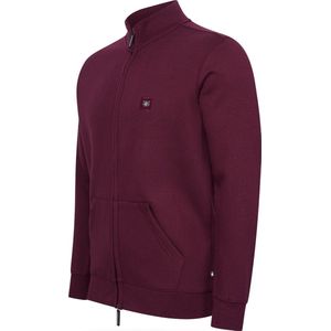 Cappuccino Italia - Heren Sweaters Fleece Zip Jack - Rood - Maat M