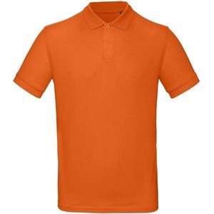 Senvi Classic Fit Polo Biologisch Katoen - Kleur Urban Oranje - Maat M