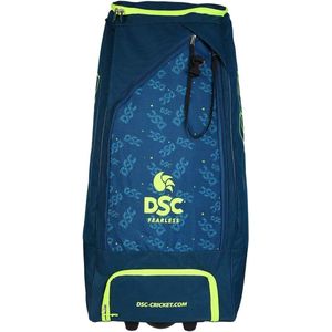 DSC Condor Pro Duffle Wheeler Polyester Cricket Kit Tas (Groen)