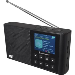 Soundmaster DAB165SW - DAB+ radio met kleurendisplay en ingebouwde oplaadbare batterij