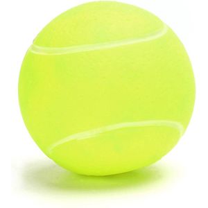 Nobleza Hondenspeelgoed - Piepspeelgoed voor hond bal - Vinyl tennisbal hond - Hondenbal met piep - Speelbal hond - Bal hond - Geel