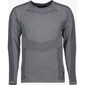 Osaga heren hardloopshirt met lange mouw grijs - Maat S