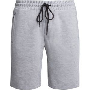 Mario Russo - Heren Shorts Pique Short - Grijs - Maat L