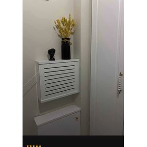 STAR&STER Wandhouder WiFi Router Plank Wandmontage Router Modem Opbergdoos Kast Stekkerdoos Kabel Organizer Box Kabel Opbergdoos Planken Houten Bovenfrezen Plank