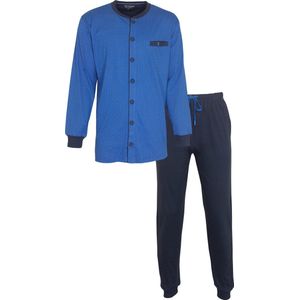 Paul Hopkins - Heren Pyjama - Doorknoop - Blauw - Maat M