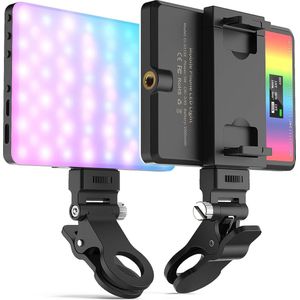 Viatel Led Selfie 120 Led 3000Mah Oplaadbare Cri 95 + Draagbare Clip Op Licht Voor Telefoon Tablet Laptop Zoom Call Tiktok Selfie
