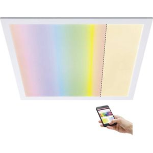 Paulmann Amaris - Plafonnière - zigbee - RGBW - Smart Home - wit mat - 35W - Warmwit - vierkant -
