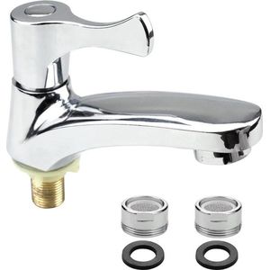 Fonteinkraan Moderne Stijl- Enkele Hendel Koud Water Wastafel Kraan- Met Filter- Voor Keuken Bad Wasruimte