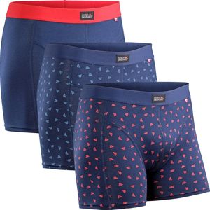 DANISH ENDURANCE Katoenen Boxershorts- Onderbroeken voor Heren- 3 pack - Maat XXL