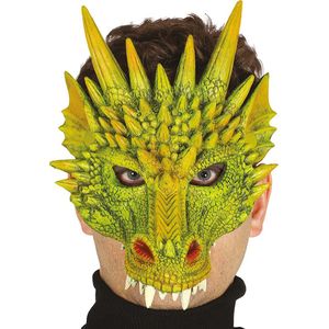Fiestas Guirca - Masker Draak Foam - Halloween Masker - Enge Maskers - Masker Halloween volwassenen - Masker Horror