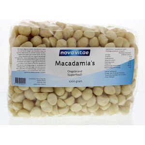 Nova Vitae - Macadamia - Ongebrand - 1000 gram