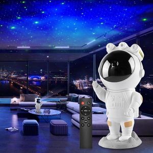 Astronaut Galaxy Projector Nachtlamp met Sterrenprojectie en Nebula - Timer en Afstandsbediening - Sterrenlamp voor Slaapkamer en Plafond - Cadeau voor Kinderen en Volwassenen [Energieklasse G]