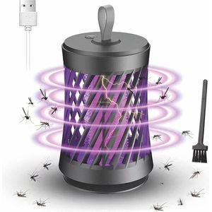 Muggenlamp elektrisch draadloze muggenvanger - binnen en buiten - oplaadbaar met accu