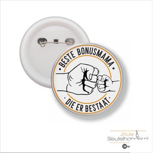 Button Met Speld 58 MM - Beste Bonusmama