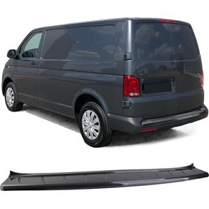 VW Transporter T5 T6 Achterbumper Bescherming Lijst Beschermer Carbon look Dubbele Deur Bumper Bumperbescherming