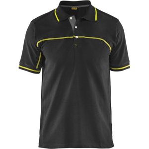 Werkshirt Blåkläder Polo Zwart/Geel - maat L