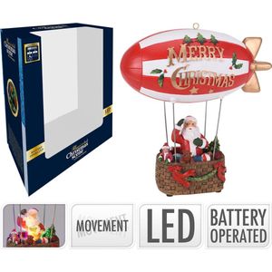 Kerstdorp - Kersthuisje met verlichting - Kermis - Zeppelin - LED - Merry Christmas