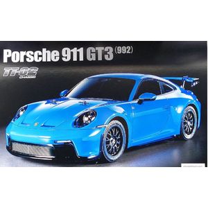 1:10 Tamiya 58712 RC Porsche 911 GT3 (992) TT-02 - Certificaat RC Plastic Modelbouwpakket