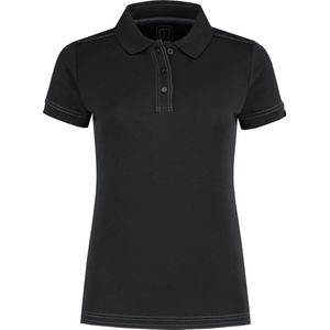 Macseis Polo Signature Powerdry dames zwart/fluorgroen maat  XS