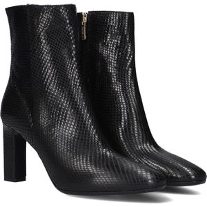 Notre-V 11236 Enkellaarsjes - Enkelboots met rits - Dames - Zwart - Maat 40