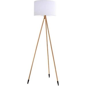 Lumisky Tamboury Wood - Oplaadbare Multicolor Staande Led Lamp - Voor Binnen en Buiten