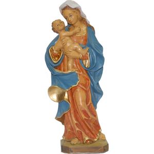 Maria met kindje Jezus beeld 25 cm decoratie - Kerstversieringen/kerstdecoratie kerstfiguren woonaccessoires