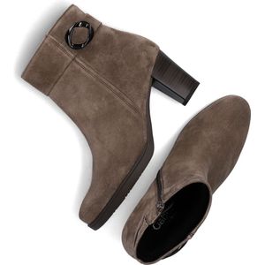 Gabor 083 Enkellaarsjes - Enkelboots met rits - Dames - Taupe - Maat 40